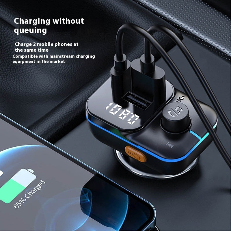 Bluetooth MP3-Player fürs Auto – Kabelloser FM-Transmitter & Ladegerät