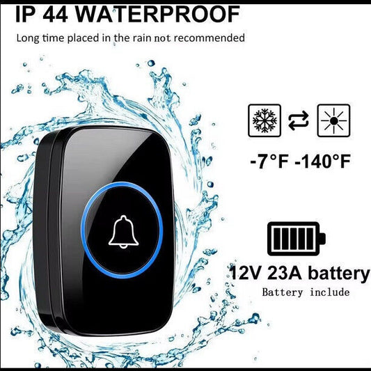 1-zu-1 Türklingel Style A – Drahtlose Klingel für Haus & Wohnung