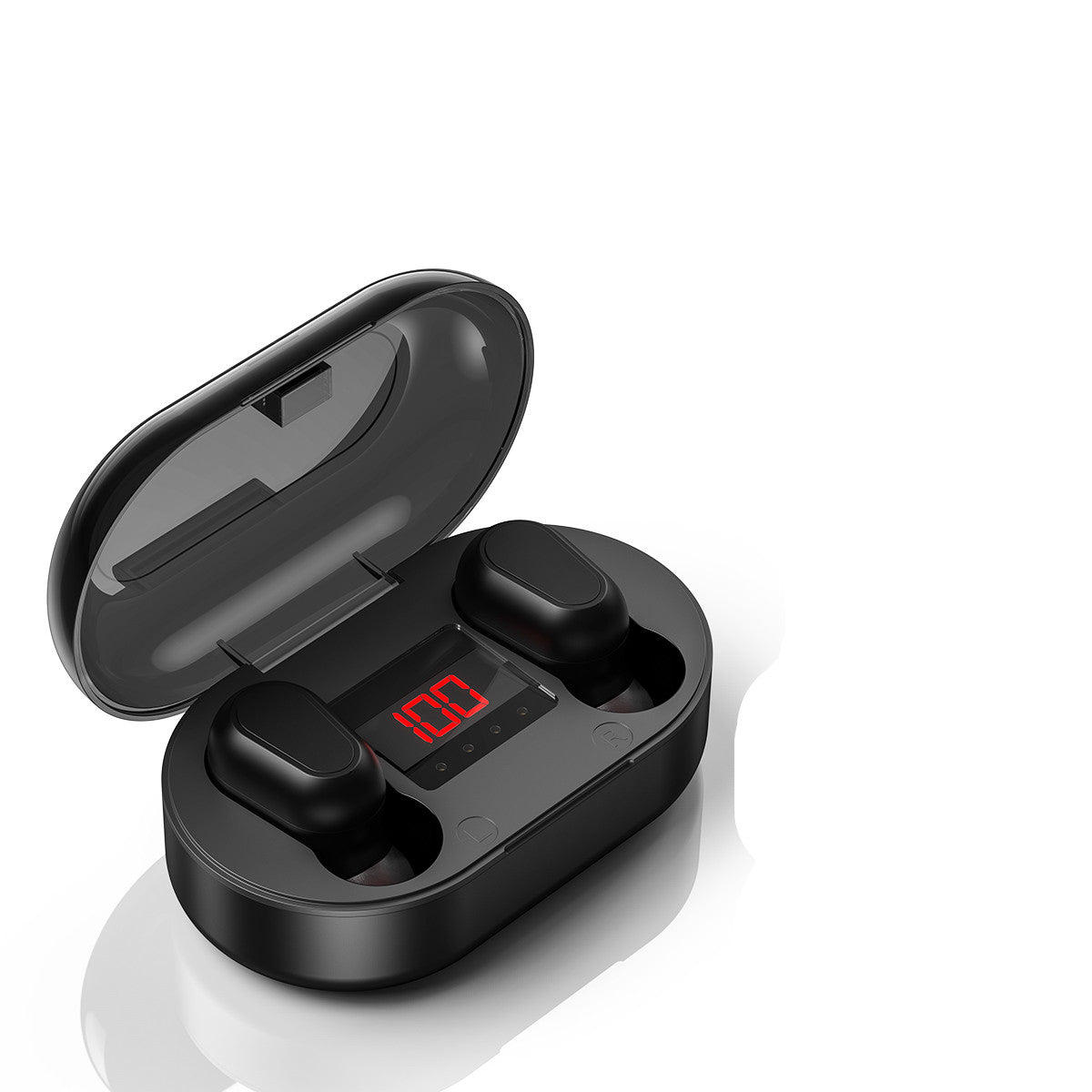 Bluetooth 5.0 Mini Headset – Kabellose Doppel-Ohrhörer für Musik & Anrufe