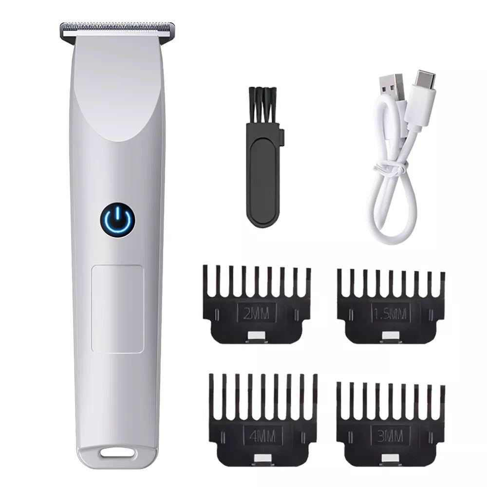 Kabelloser elektrischer Haarschneider für Herren – Profi Haartrimmer für Haare, Bart & Styling