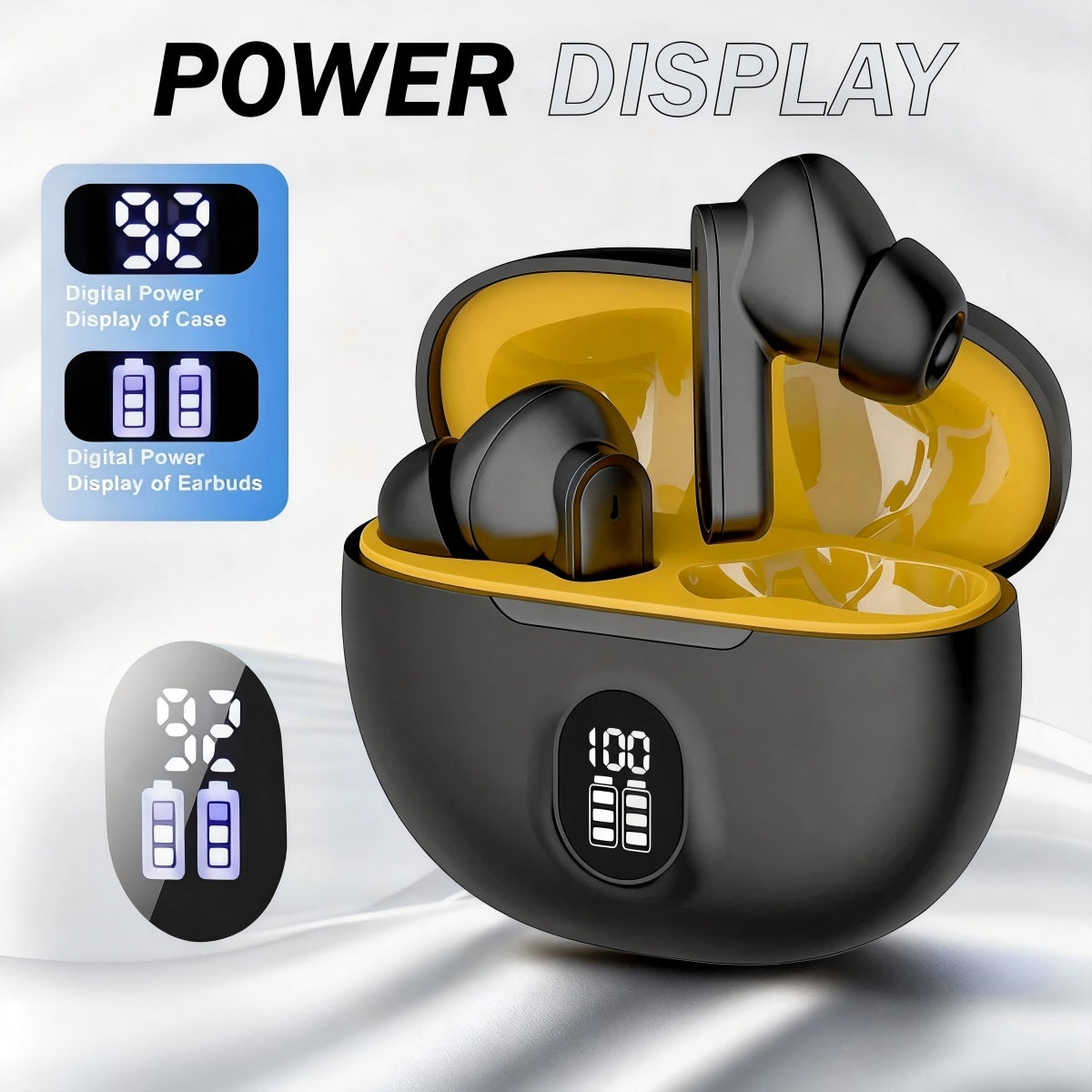 Kabelloses Bluetooth-Headset mit touch – Stereo, Freisprechfunktion, Musik & Calls