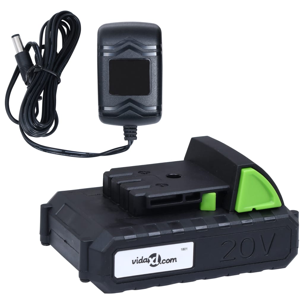 20V Akku Rasentrimmer mit Teleskopstiel – Elektrischer Kantenschneider mit 1500 mAh Li-Ionen-Akku